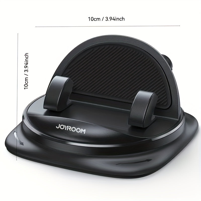 JOYROOM Car Phone Holder Mount - Rotatable Adjustable Dashboard/Dashboard///-Free, Non-Slip & ABS, Waterproof & Heat-Resistant, Spring-Loaded Grip, One-Touch Operation for iPhone/Samsung/Smartphones